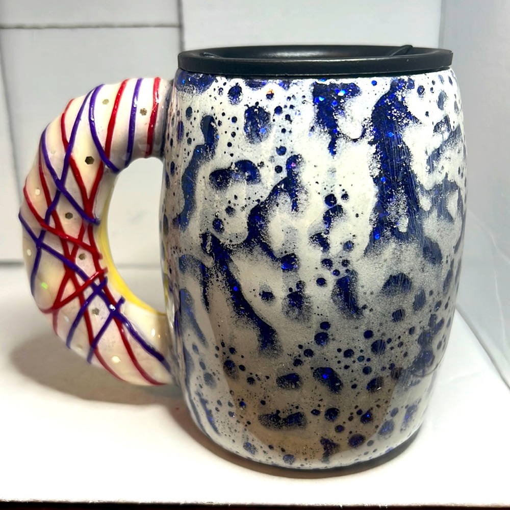 Custom donut mug.